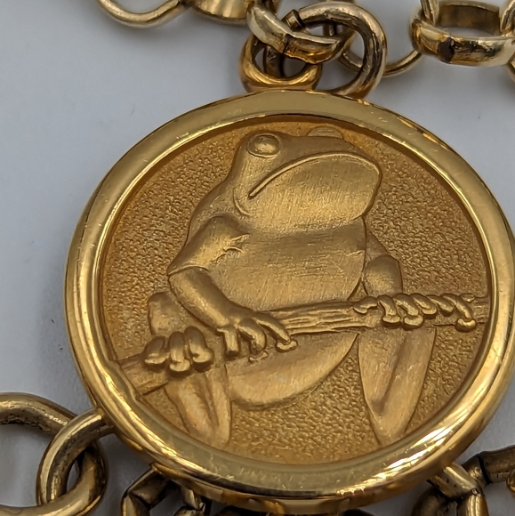 Two Gold Filled Charm Bracelets With 3 Charms Vintage Spring Ring Clasps - Picture 11 of 16